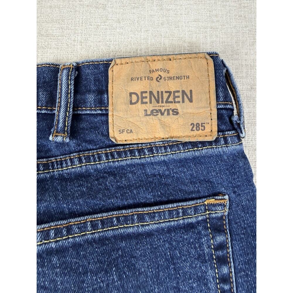 Denizen From Levi’s 285 Jeans Mens 38x32 Relaxed Fit Straight Leg Blue Denim - Picture 4 of 9